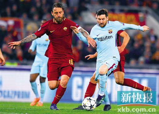  罗马队长佩莱格里尼染红，红狼客场惨遭逆转  